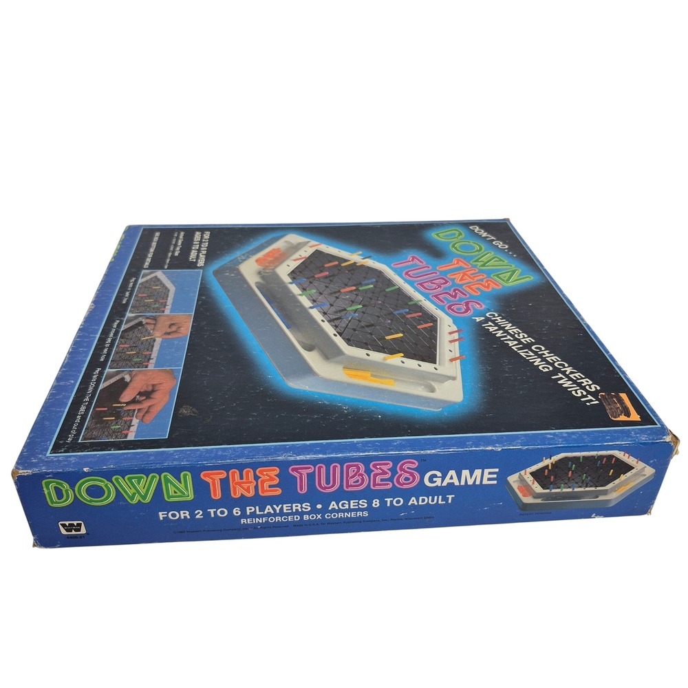 Vintage Down The Tubes Game 1980s Whitman Board Game Incomplete Replacement Part - Picture 9 of 9